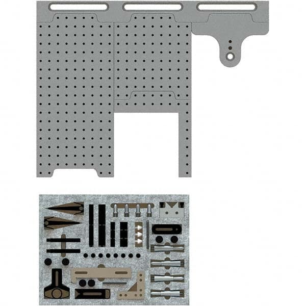Phillips Precision - CMM Fixtures Type: Fixture Kits & Sets Plate Design: Magnetic - Exact Tooling