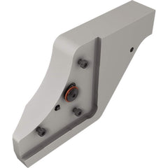 Iscar - Indexable Cut-Off Blade Tool Blocks; Tool Block Style: TGTBQ ; Blade Height (mm): 90.50 ; Manufacturers Catalog Number: TGTBQ 31.8R-D120-JHP ; Overall Length (mm): 165.0000 ; Overall Height (mm): 95.00000 ; Shank Height (Inch): 1 1/4 - Exact Tooling