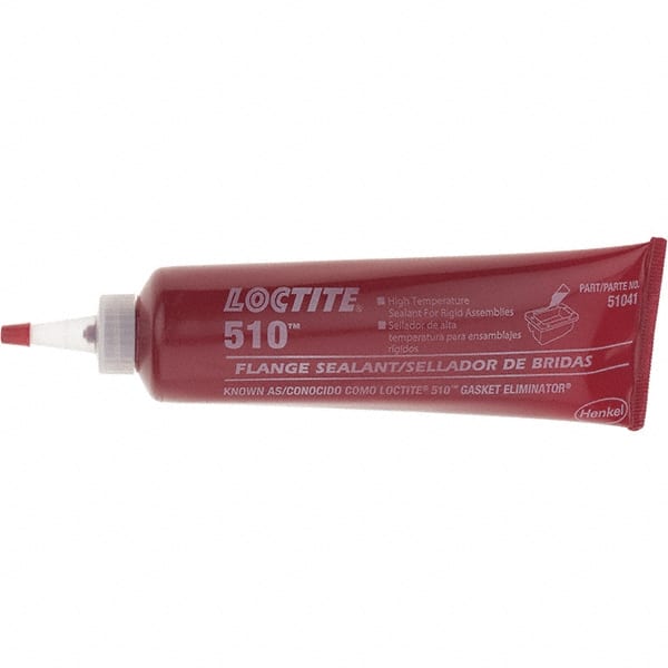 Loctite - 250 mL Tube Dimethacrylate Ester Caulk/Sealant - 510 250ML HIGH TEMP L LOCTITE GSKTELMNATOR - Exact Tooling