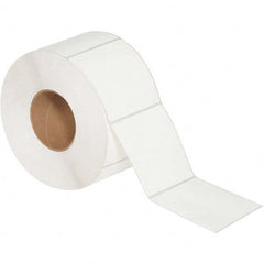Value Collection - Pack of 4 Rolls, 1,500 Labels per Roll, 4" x 4" White Matte Coated Facestock Thermal Labels - Exact Tooling