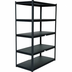 Vestil - 5 Shelf Steel Shelving - 2,000 Lb Capacity, 24" Wide x 72" High x 48" Deep - Exact Tooling