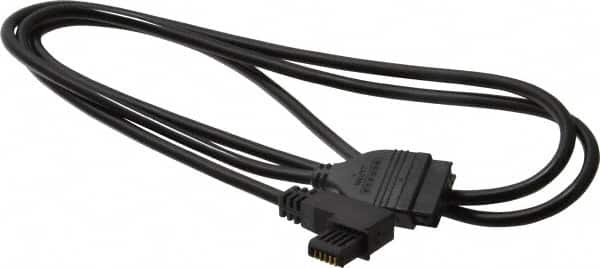 Mitutoyo - 40" Long SPC Cable - Use with Absolute Digimatic Scale Units, DP-1VR Series 264 Digimatic Mini-Processor, Durometer, Hardmatic HH-300 & Calipers - Exact Tooling
