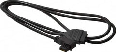 Mitutoyo - 40" Long SPC Cable - Use with Absolute Digimatic Scale Units, DP-1VR Series 264 Digimatic Mini-Processor, Durometer, Hardmatic HH-300 & Calipers - Exact Tooling