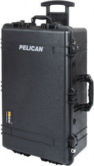 Pelican Products, Inc. - 20-15/32" Wide x 12-29/64" High, Clamshell Hard Case - Black, Polypropylene - Exact Tooling