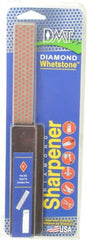 DMT - Fine Grade, Diamond Whetstone Sharpener - 25 Micron, Diamond Area 4.3" Long x 7/8" Wide - Exact Tooling