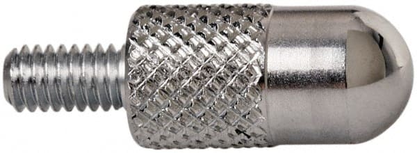 Mitutoyo - M2.5x0.45, 5mm Ball Diam, Carbide Shell Contact Point - 10mm Contact Point Length, Use with AGD 1,2,3,4 - Exact Tooling