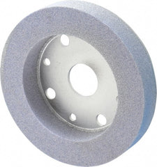 Norton - 6" Diam, 1-1/4" Hole Size, 1" Overall Thickness, 60 Grit, Type 2 Tool & Cutter Grinding Wheel - Medium Grade, Aluminum Oxide, J Hardness, Vitrified Bond, 3,600 RPM - Exact Tooling