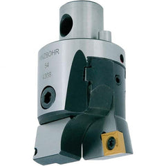 Techniks - Size D32, 1.535" Min Diam, Right Hand Modular Boring Cutting Unit Head - Exact Tooling