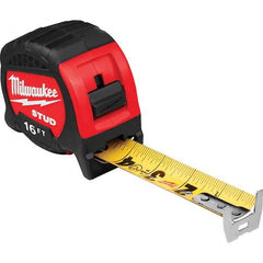 Milwaukee Tool - 16' x 1-5/16" Yellow/Black Blade Tape Measure - Exact Tooling