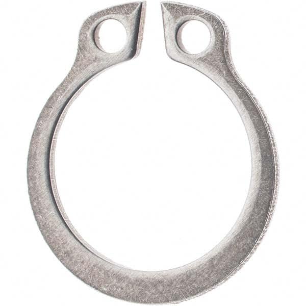 Rotor Clip - 11mm Shaft Diam, 10.5mm Groove Diam, Stainless Steel Metric External SH Style Retaining Ring - Exact Tooling