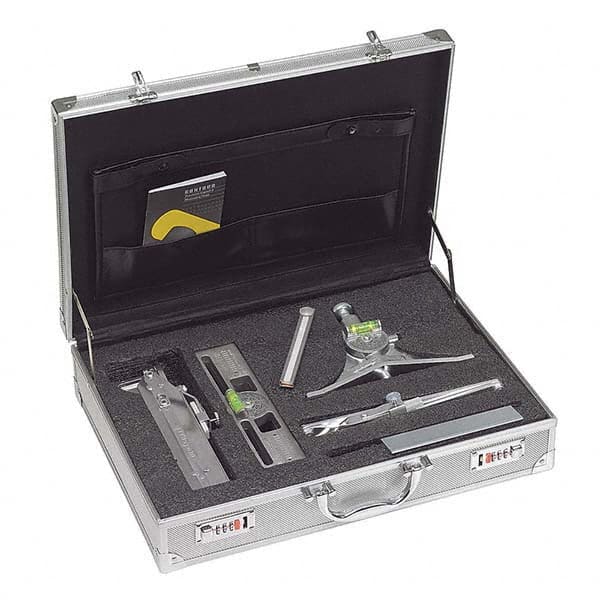 Jackson Safety - Layout & Setup Kits Type: Accessory Kit Contents: #1 Curvo-Mark Marker; #7 Centering Head; #8 Pro-Mag Level; Standard Radius Marker; Square Soap Stone & Holder; Loackable Metal Carrying Case - Exact Tooling