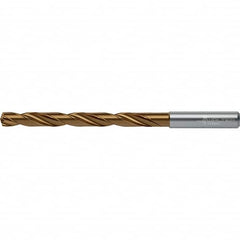 Walter-Titex - 17.5mm 140° Spiral Flute Solid Carbide Taper Length Drill Bit - Exact Tooling