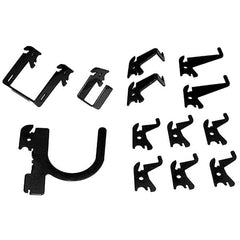 Wall Control - Pegboard Hook Sets For Use With: Any Wall Control Broad & Industrial Pegboard Contents: (13) Assorted Slotted Pegboard Hooks & Brackets - Exact Tooling