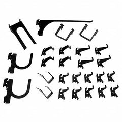 Wall Control - Pegboard Hook Sets For Use With: Any Wall Control Broad & Industrial Pegboard Contents: (26) Assorted Slotted Pegboard Hooks & Brackets - Exact Tooling
