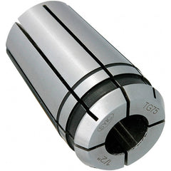 Techniks - TG75 35/64" Single Angle Collet - 0.0004" TIR, 1.844" OAL, 1.062" Overall Diam - Exact Tooling