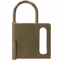 Brady - Lockout Hasps Hasp Type: Hinged Jaw Type: Single Jaw - Exact Tooling