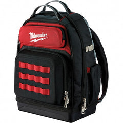 Milwaukee Tool - PACKOUT 48 Pocket, Ballistic Polyester, Red/Black Backpack Tool Bag - Exact Tooling