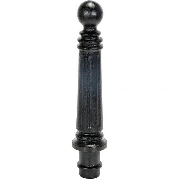 Vestil - 5" Diam x 28" High, Black Iron Bollard - Exact Tooling