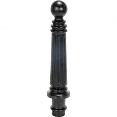 Vestil - 5" Diam x 28" High, Black Iron Bollard - Exact Tooling
