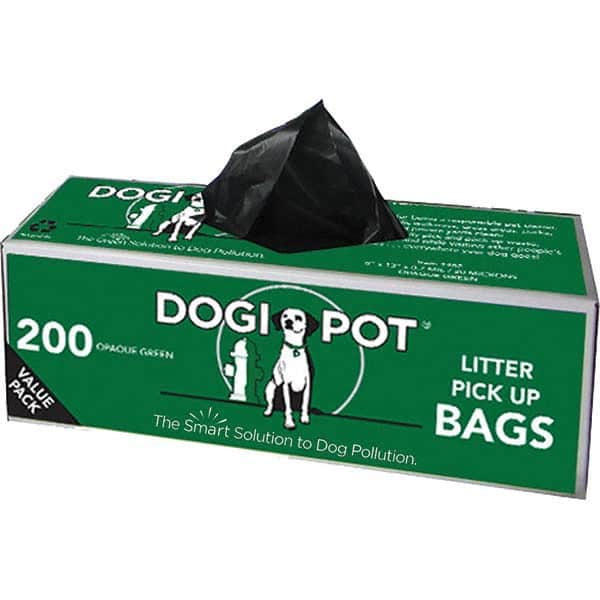 DOGIPOT - 10 200-Pack Boxes HDPE Plastic Litter Pick Up Bags - Exact Tooling