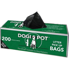 DOGIPOT - 10 200-Pack Boxes HDPE Plastic Litter Pick Up Bags - Exact Tooling