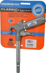 Guardair - 150 Max psi Pistol Grip Blow Gun - 1/4 NPT, 6" Tube Length, Aluminum - Exact Tooling