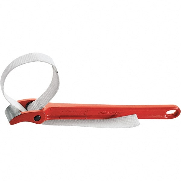 Rothenberger - 12" Max Pipe Capacity, 13-3/4" Long, Strap Wrench - 3" Actual OD, 16" Handle Length - Exact Tooling
