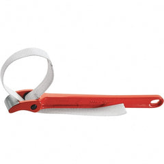 Rothenberger - 12" Max Pipe Capacity, 13-3/4" Long, Strap Wrench - 3" Actual OD, 16" Handle Length - Exact Tooling