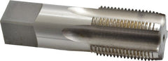 Reiff & Nestor - 3/4-14" BSPP, 5 Flutes, Plug Chamfer, Bright Finish, High Speed Steel British Standard Pipe Tap - 0.9063" Shank Diam, 0.679" Square Size, 1-3/8" Thread Length, 3-1/4" Overall Length, Series 122P - Exact Tooling
