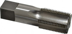 Reiff & Nestor - 3/4-14" BSPP, 5 Flutes, Bottoming Chamfer, Bright Finish, High Speed Steel British Standard Pipe Tap - 0.9063" Shank Diam, 0.679" Square Size, 1-3/8" Thread Length, 3-1/4" Overall Length, Series 122P - Exact Tooling