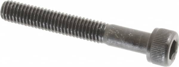 Value Collection - #10-32 UNF Hex Socket Drive, Socket Cap Screw - Alloy Steel, Black Oxide Finish, Partially Threaded, 1-3/8" Length Under Head - Exact Tooling