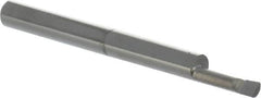 Scientific Cutting Tools - 0.08" Min Bore Diam, 0.3" Max Bore Depth, 1/8 Shank Diam, Boring Bar - Right Hand Cut, Solid Carbide, Uncoated - Exact Tooling