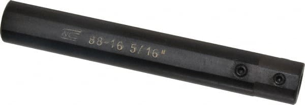Global CNC Industries - 5/16" Bore Diam, 3/4" Shank Diam, Boring Bar Sleeve - 5" OAL, 1-1/2" Bore Depth - Exact Tooling