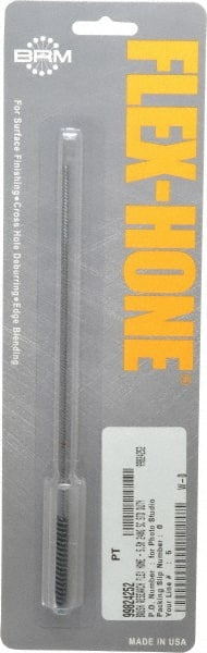 Brush Research Mfg. - 0.217" Bore Diam, 240 Grit, Silicon Carbide Flexible Hone - Extra Fine, 8" OAL - Exact Tooling