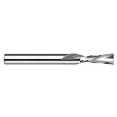 ‎End Mills for Plastics - 2 Flute - 0.0937″ (3/32″) Cutter Diameter × 0.2790″ Length of Cut Carbide Square Downcut End Mill for Plastic, 2 Flutes, Amorphous Diamond Coated - Exact Tooling