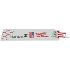 Milwaukee Tool - Reciprocating Saw Blades   Blade Material: Bi-Metal    Blade Length (Inch): 6 - Exact Tooling