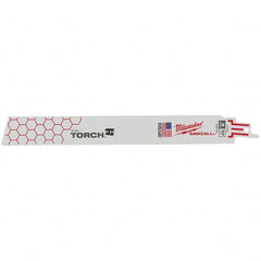 Milwaukee Tool - Reciprocating Saw Blades   Blade Material: Bi-Metal    Blade Length (Inch): 9 - Exact Tooling