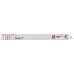 Milwaukee Tool - Reciprocating Saw Blades   Blade Material: Bi-Metal    Blade Length (Inch): 12 - Exact Tooling