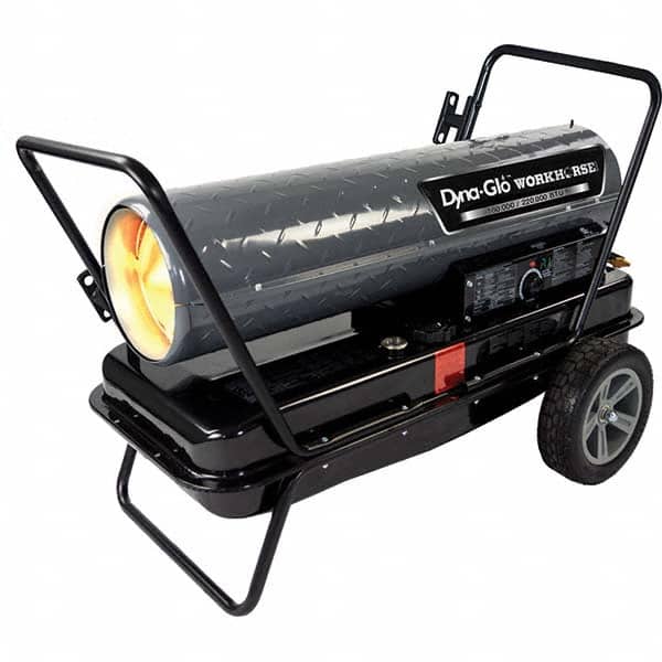 GHP GROUP - Fuel Forced Air Heaters Type: Multi Fuel Forced Air Heater with Thermostat Fuel Type: Diesel, Kerosene, JP-8, Jet A - Exact Tooling