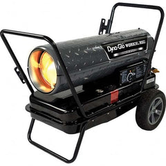 GHP GROUP - Fuel Forced Air Heaters Type: Multi Fuel Forced Air Heater with Thermostat Fuel Type: Diesel, Kerosene, JP-8, Jet A - Exact Tooling