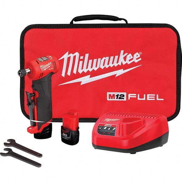 Milwaukee Tool - 24,500 RPM, Straight, Electric Die Grinder - Exact Tooling