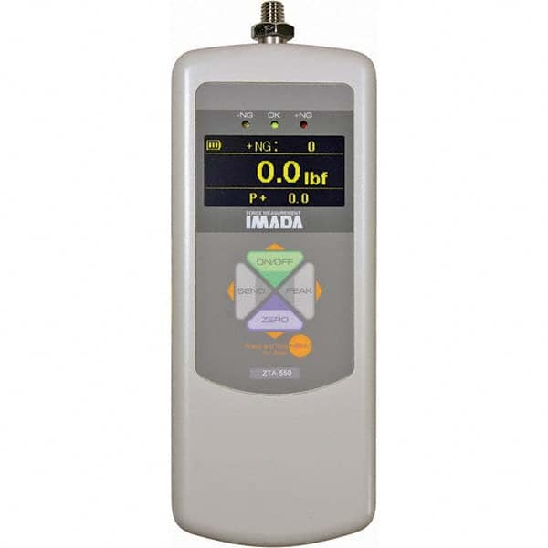 Imada - Digital Tension & Compression Force Gages Capacity (lbf): 550.00 Capacity (N): 2,500.00 - Exact Tooling