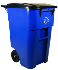50 Gallon Brute Recycling Container with Lid - Exact Tooling