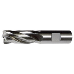 ‎3/8″ × 3/8″ × 1-1/2″ × 3-1/4″ RHS / RHC HSS-E (PM) Powder Metal Fine Profile Roughing End Mill - MF SE CC - Bright - Exact Tooling