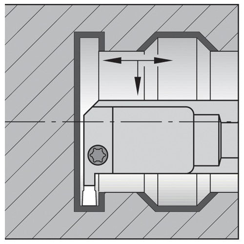 A25RWMTER0316M W WIDIA INTEGRAL GROOVING BAR - Exact Tooling