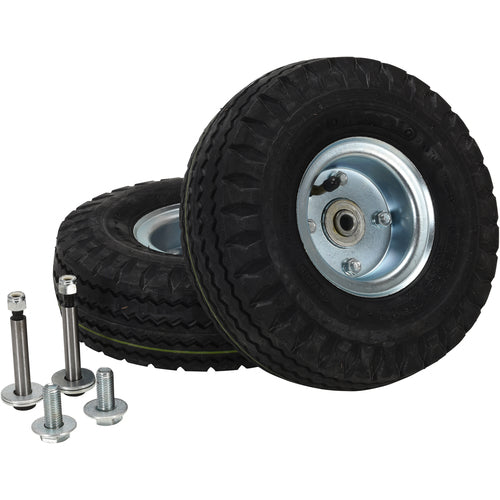 Hand Winch Lift Option - Pneumatic Wheel 10″ - Exact Tooling
