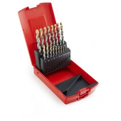 1-13X.5MM JL DRILL SET BRT/TIN TIP - Exact Tooling
