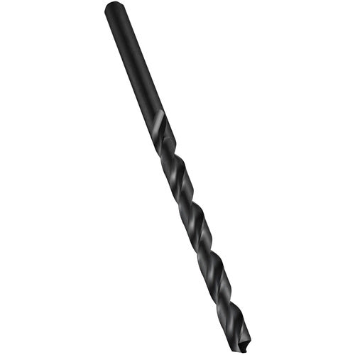 ‎A11015/64 - 15/64″ × 139 mm OAL HSS 118 Degree Straight Shank Extra Long Drill Black Oxide - Exact Tooling