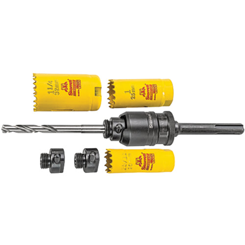 ‎A6-9 Arbor Kit w/Fast Cut Hole Saw SDS Shank - Exact Tooling