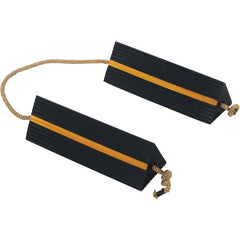 Rubber Airline Wheel Chock W/Rope 6 × 18 - Exact Tooling